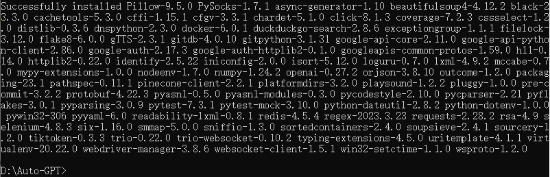 本地部署auto-GPT详细教程（文字加视频解说）