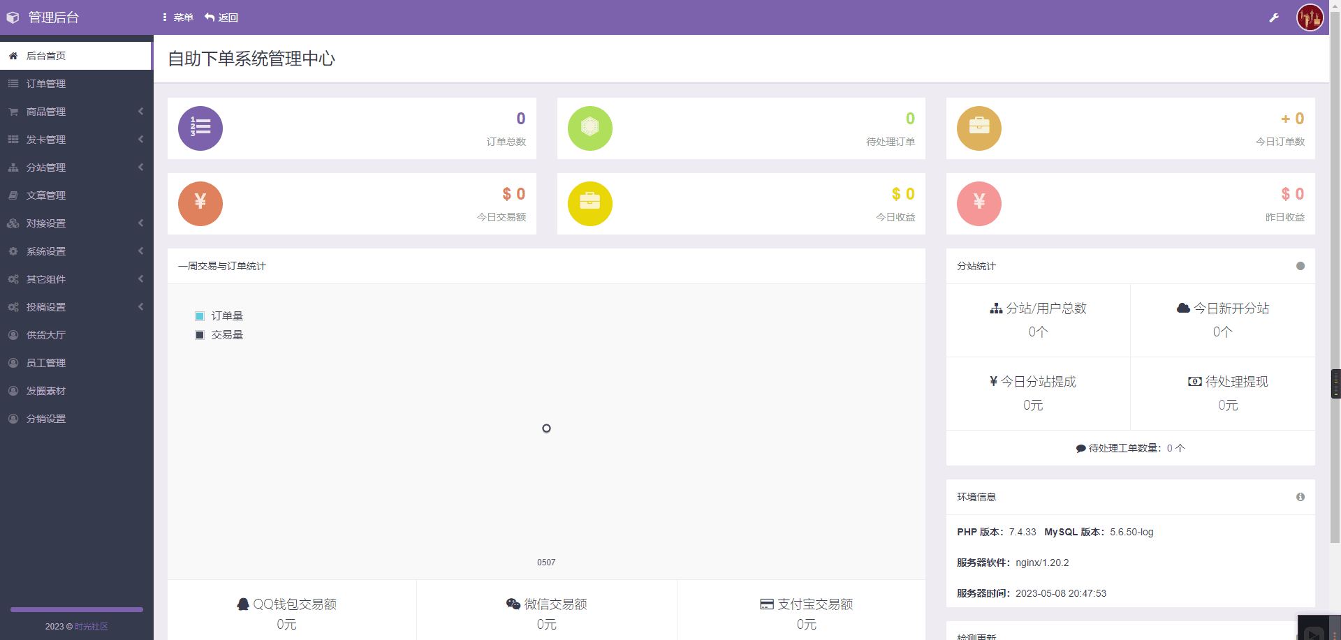 独家演示全开源全新彩虹晴天多功能系统源码/知识付费系统/虚拟商城系统/完美可用