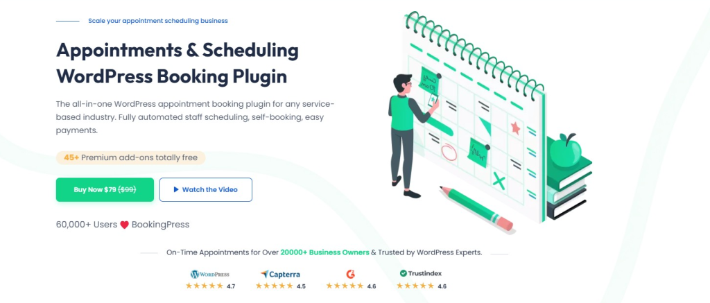 BookingPress Pro v3.9.9 – 预约预订插件开心版