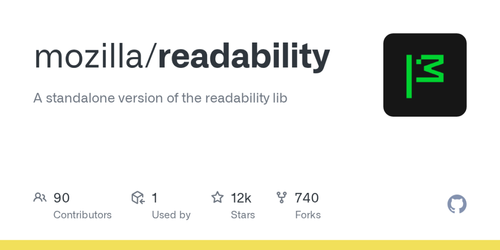 mozilla/readability