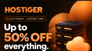 Hostiger 黑五：NVMe VPS/VDS 首周期 5 折，充 $500 再送 20% 余额