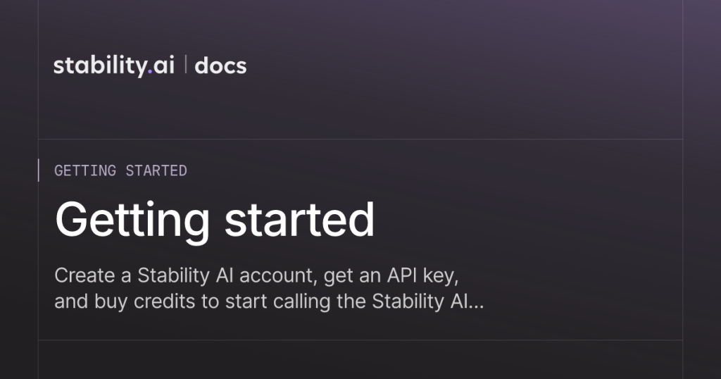 Stability AI 官方送 25 免费积分：Google 登录注册，API 生图先白嫖