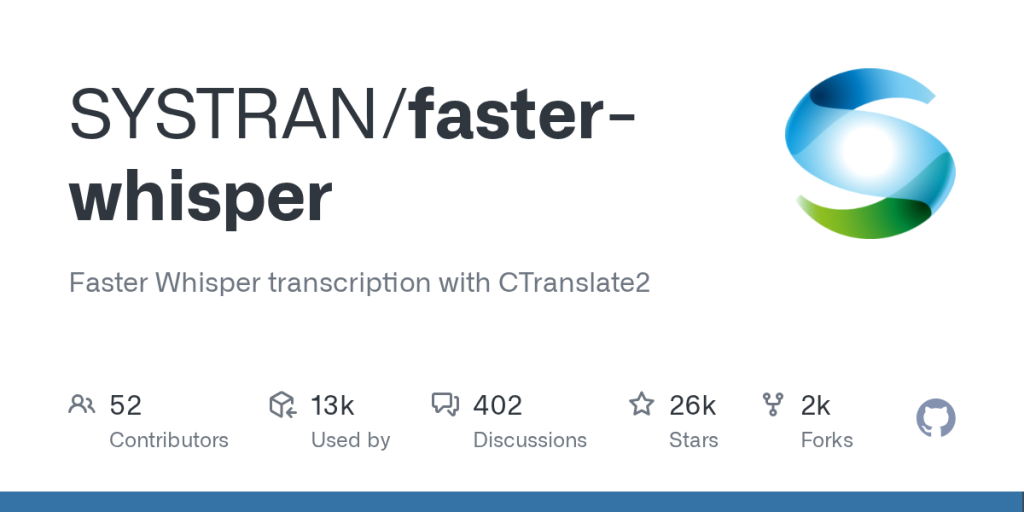 SYSTRAN/faster-whisper