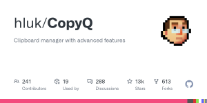 hluk/CopyQ