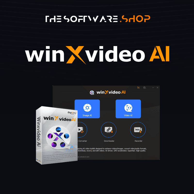 Winxvideo AI 终身版免费领（AI 画质修复 + 格式转换全功能）