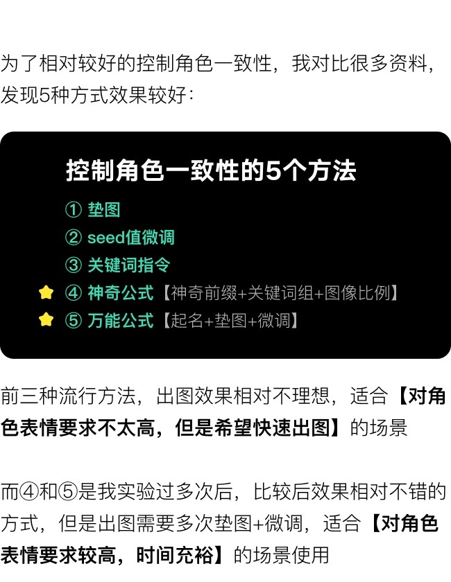 Midjourney 如何控制角色一致性?我找到了5个方法