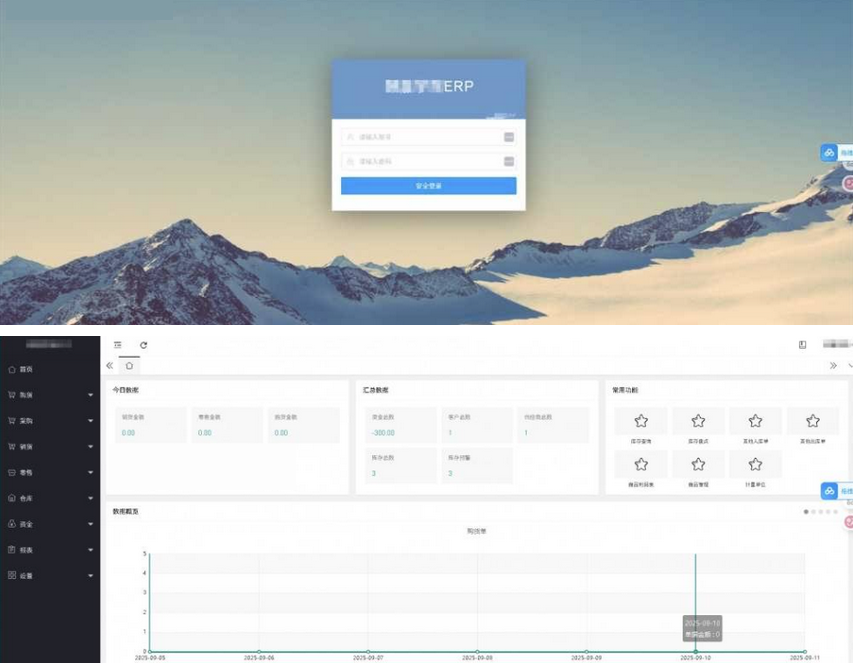 Thinkphp多行业云端ERP系统