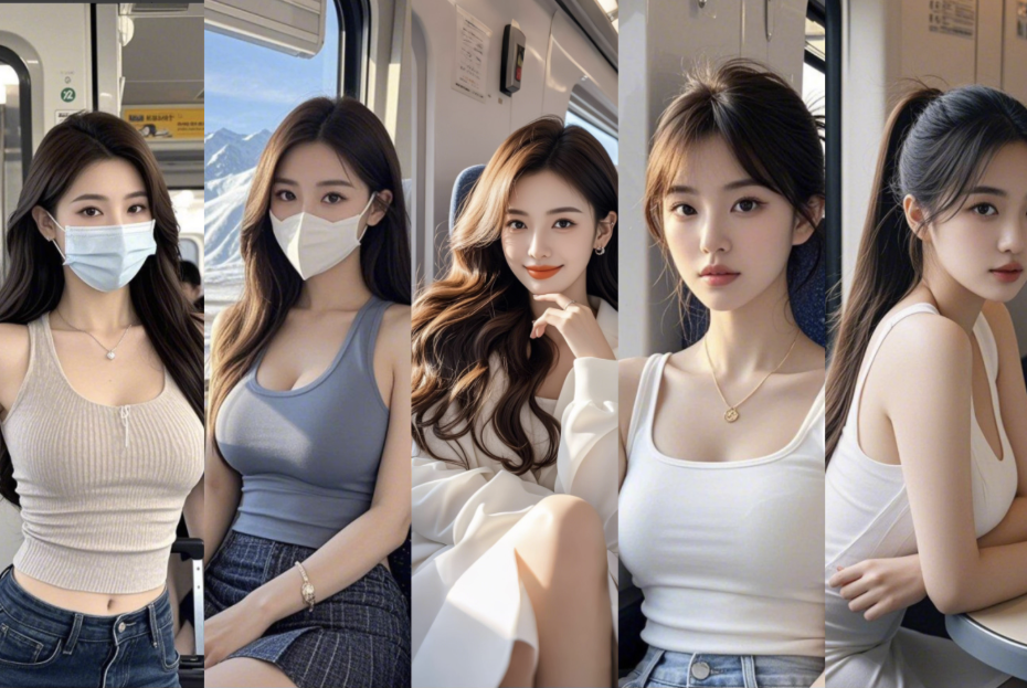 AI美女提示词+AI写真古代国风写实民族服饰艺术美女素材