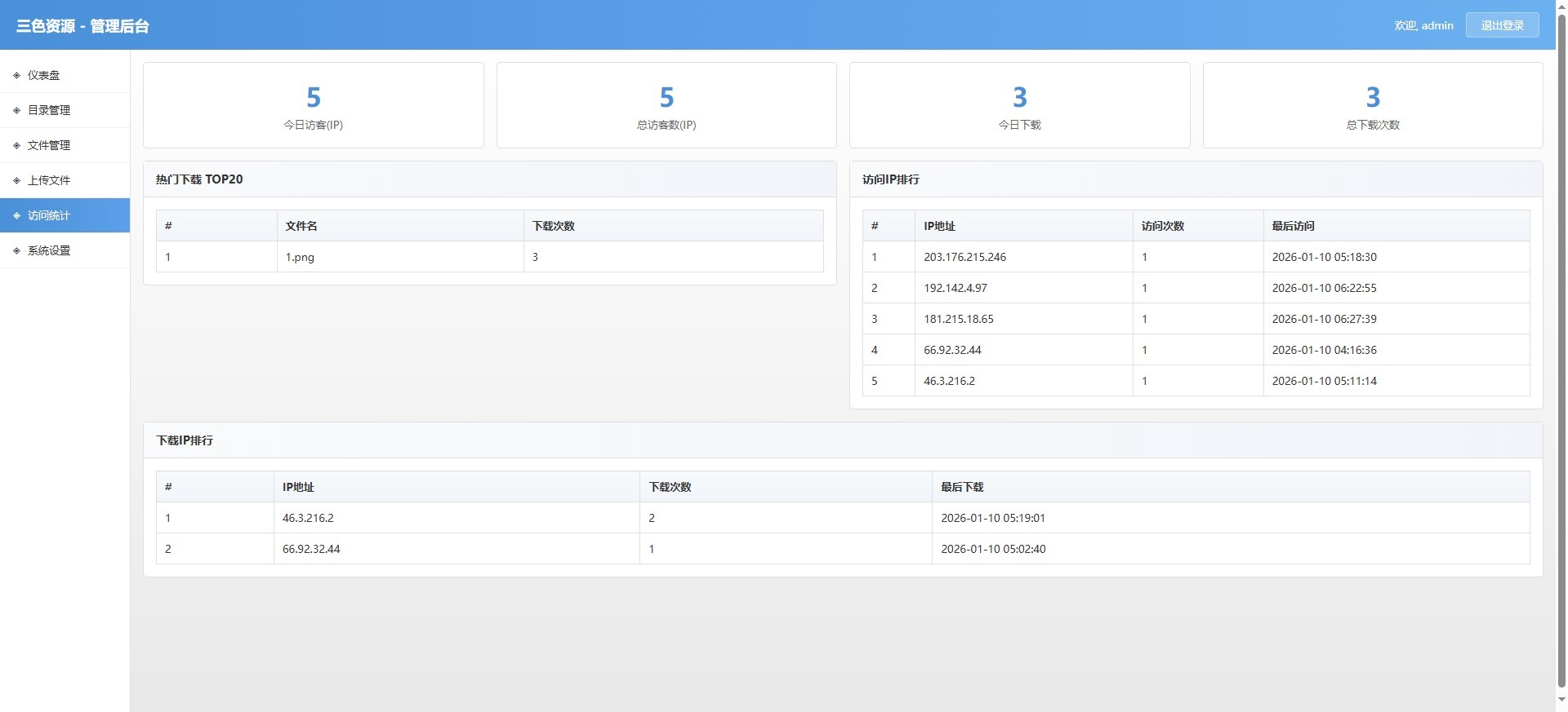 7.jpg 魔改私人网盘php个人网盘开源带后台管理源码可分享带ip统计等功能